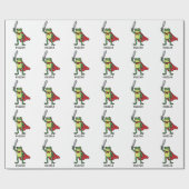 Huzzah Frog Knight Funny Sword Meme Zitat Geschenkpapier (Flach)