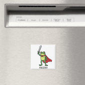 Huzzah Frog Knight Funny Sword Meme Zitat Magnet (In Situ (Geschirrspüler))