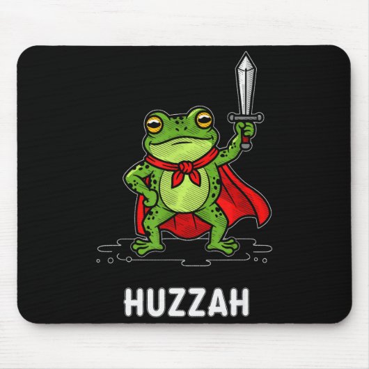 Huzzah Frog  Mousepad (Vorne)