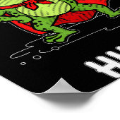 Huzzah Frog  Poster (Ecke)
