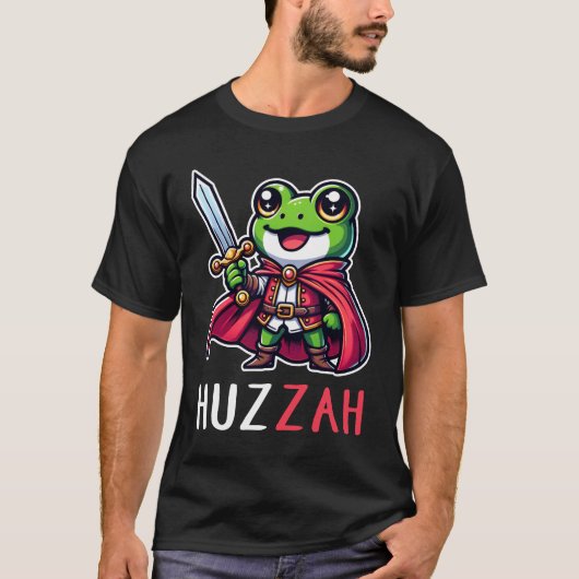 Huzzah Frog T-Shirt (Vorderseite)