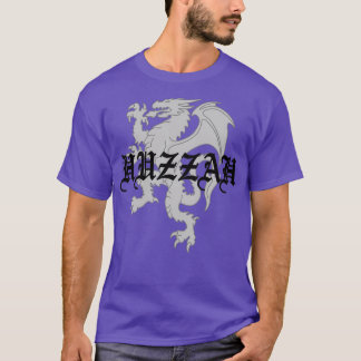 Huzzah Heraldic Dragon in Grau T-Shirt