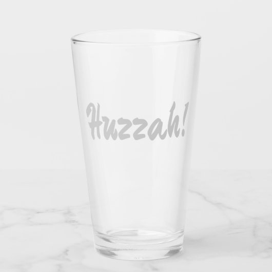 Huzzah! Hurra Glas (Vorderseite)