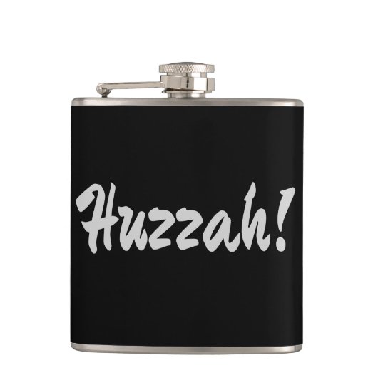Huzzah! Hurrah! Flachmann (Vorderseite)