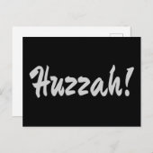Huzzah! Hurrah! Postkarte (Vorne/Hinten)