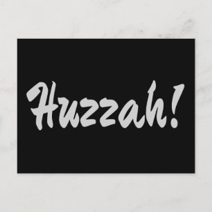 Huzzah! Hurrah! Postkarte