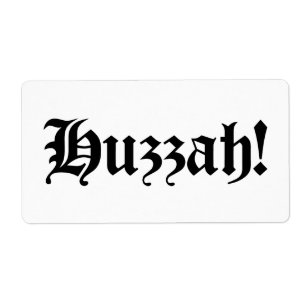 Huzzah! {Mittelalterliche Typografie}