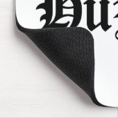 Huzzah! {Mittelalterliche Typografie} Mousepad (Ecke)