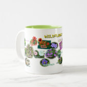 hv19 Oklahoma Wildblumen-Tasse Zweifarbige Tasse (Vorderseite Links)