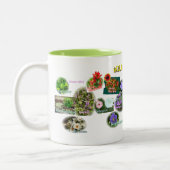 hv19 Oklahoma Wildblumen-Tasse Zweifarbige Tasse (Links)