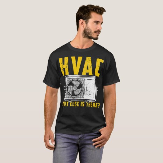 HVAC, der sonst einen technischen Netzreparateur h T-Shirt (Vorne ganz)