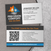 HVAC-Dienste - Heizung, Lüftung, AC Visitenkarte