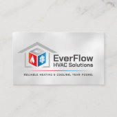 HVAC-Dienste Visitenkarte (Vorderseite)