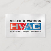 HVAC-Dienste Visitenkarte (Vorderseite)