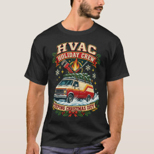 HVAC-Feiertagsmannschaft Weihnachten T-Shirt