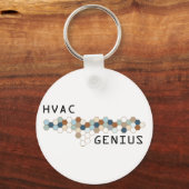 HVAC Genius Schlüsselanhänger (Vorderseite)