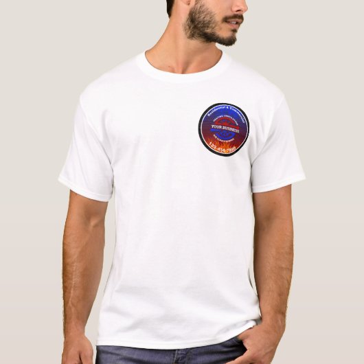HVAC Heating and Air Light T-Shirt (Vorderseite)