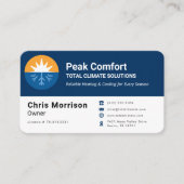 HVAC Heating Cooling Visitenkarte (Vorderseite)