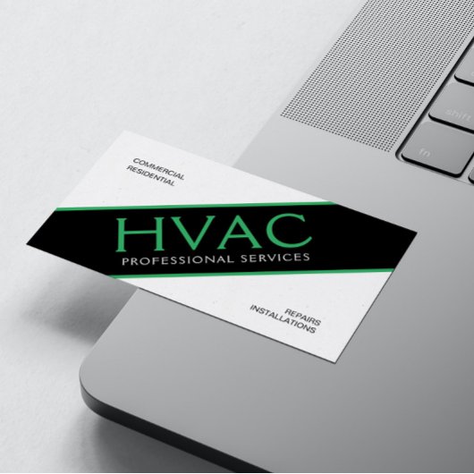HVAC-Heizung und Berufliche Kühlkarte Visitenkarte