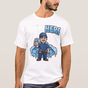 HVAC-Held T-Shirt "Keeping You Cool" — Lustiges HV