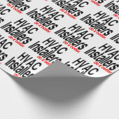 HVAC-Installateure machen es besser Geschenkpapier (Ecke)