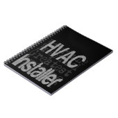 HVAC Installer Extraordinator Notizblock (Linke Seite)