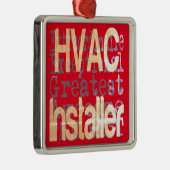 HVAC Installer Extraordinator Ornament Aus Metall (Rechts)