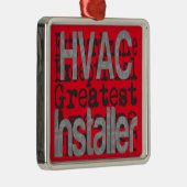 HVAC Installer Extraordinator Ornament Aus Metall (Rechts)