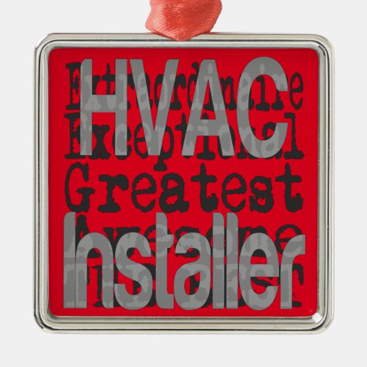 HVAC Installer Extraordinator Ornament Aus Metall (Vorne)