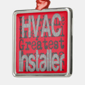 HVAC Installer Extraordinator Ornament Aus Metall (Links)