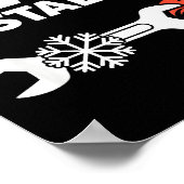 Hvac Installer Funny Hvac Tech Technician Father D Poster (Ecke)