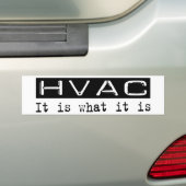 HVAC ist es Autoaufkleber (Auf Auto)