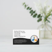 HVAC-Klimaanlagen Visitenkarte (Stehend Vorderseite)