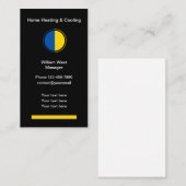 HVAC-Klimaanlagen Visitenkarte (Vorne/Hinten)