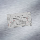 HVAC Mechanisches Klemmen nach Maß Magnetische Visitenkarte (Beispiel)