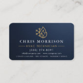 HVAC Metallic  Visitenkarte (Vorderseite)