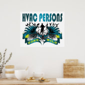 HVAC Persons Gone Wild Poster (Küche)
