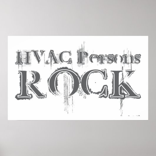 HVAC Persons Rock Poster (Vorne)