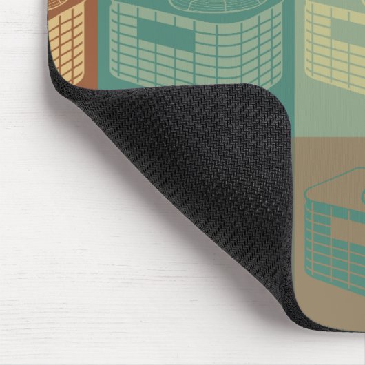 Hvac-Pop-Kunst Mousepad (Ecke)