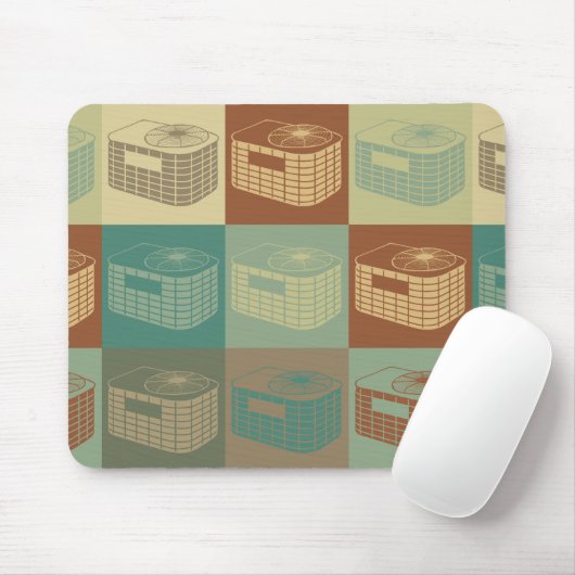 Hvac-Pop-Kunst Mousepad (Mit Mouse)
