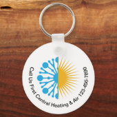 HVAC-Schlüsselanhänger zur Klimaanlage Schlüsselanhänger (Vorderseite)