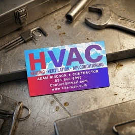 HVAC Service (Heating, Cooling, Air Conditioning) Magnetische Visitenkarte