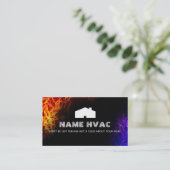 Hvac-Slogan-Visitenkarten Visitenkarte (Stehend Vorderseite)
