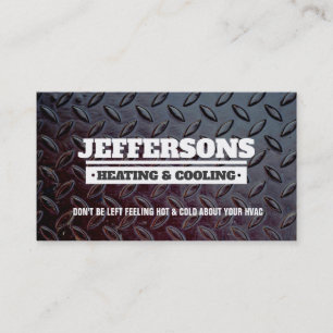 HVAC Slogans Business Cards Visitenkarte