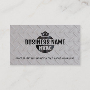 HVAC Slogans Business Cards Visitenkarte