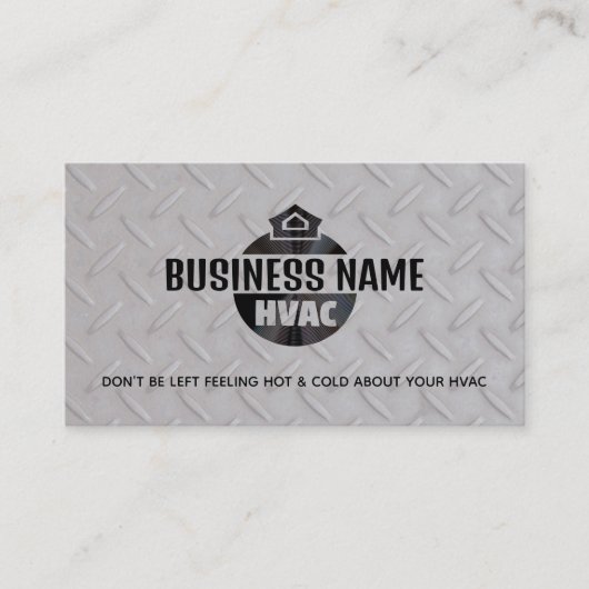 HVAC Slogans Business Cards Visitenkarte (Vorderseite)