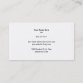 HVAC Slogans Business Cards Visitenkarte (Rückseite)