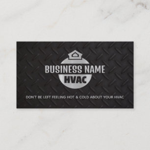 HVAC Slogans Business Cards Visitenkarte