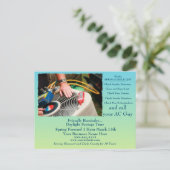 HVAC Tageslichteinsparungen Postkarte (Stehend Vorderseite)