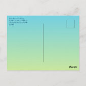 HVAC Tageslichteinsparungen Postkarte (Rückseite)